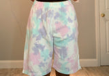 Cotton Candy Tie Dye Bermuda Shorts