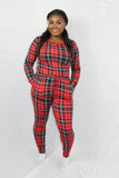 Perfectly Plaid Red 2pc pajamas