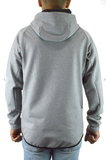 Active Drip Grey Full Zip Up Hooded Sweatshirt