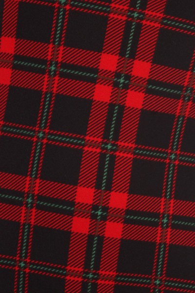Red Plaid One-Piece Holiday PJ's